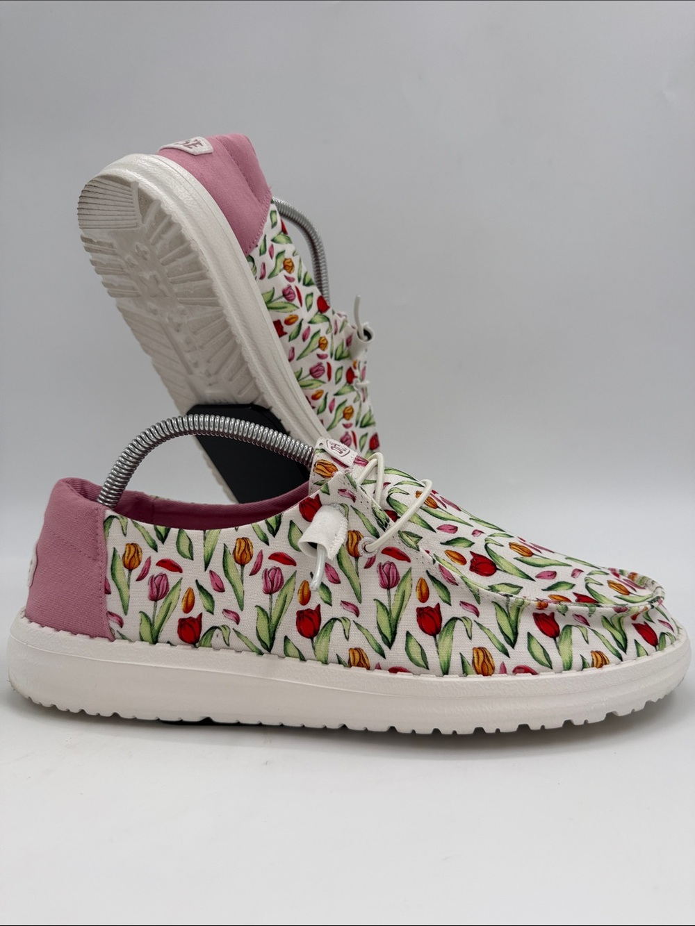 HEYDUDE Women's Size 11.0 Wendy Tulip Bouquet Slip-On Loafer - Picture 5 of 16